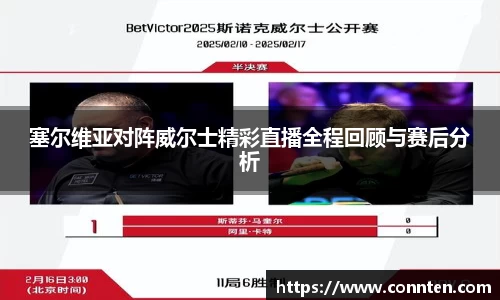 塞尔维亚对阵威尔士精彩直播全程回顾与赛后分析